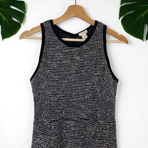 J. Crew Sleeveless Tweed Flare Dress - Picture 7 of 11